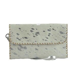 Studio‎ Caleidoscope Grace Silver Cowhide Genuine Leather Crossbody Bag